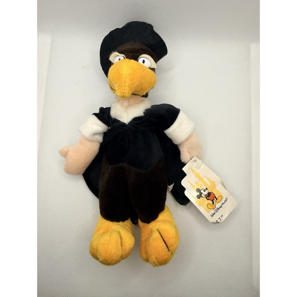 Vintage Disney World Splash Mountain Brer Vulture Bean Bag Plush 10" Tags